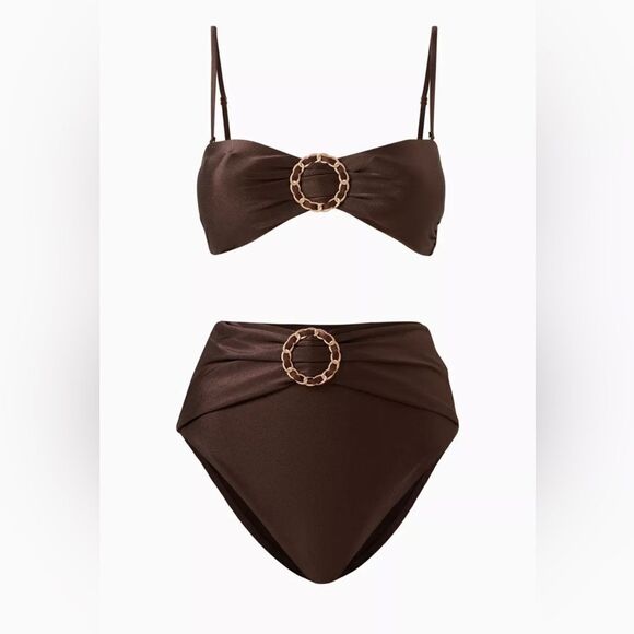 Zimmermann Buckle Detailed Bikini Set - Picture 1 of 12